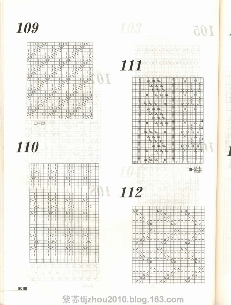 Knitting patterns---棒針花樣專輯（2） - 紫蘇 - 紫蘇的博客