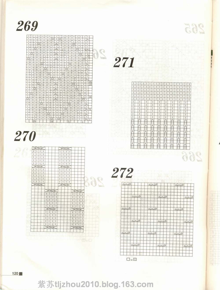 Knitting patterns---棒針花樣專輯（2） - 紫蘇 - 紫蘇的博客