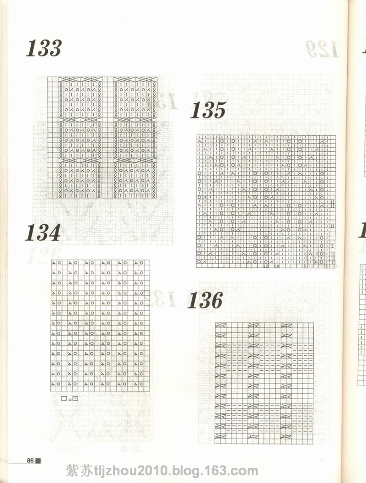 Knitting patterns---棒針花樣專輯（2） - 紫蘇 - 紫蘇的博客