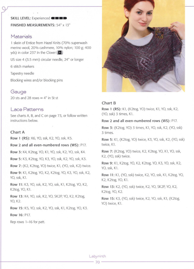 Sock-YarnShawls 鏤空披肩 - 紫蘇 - 紫蘇的博客
