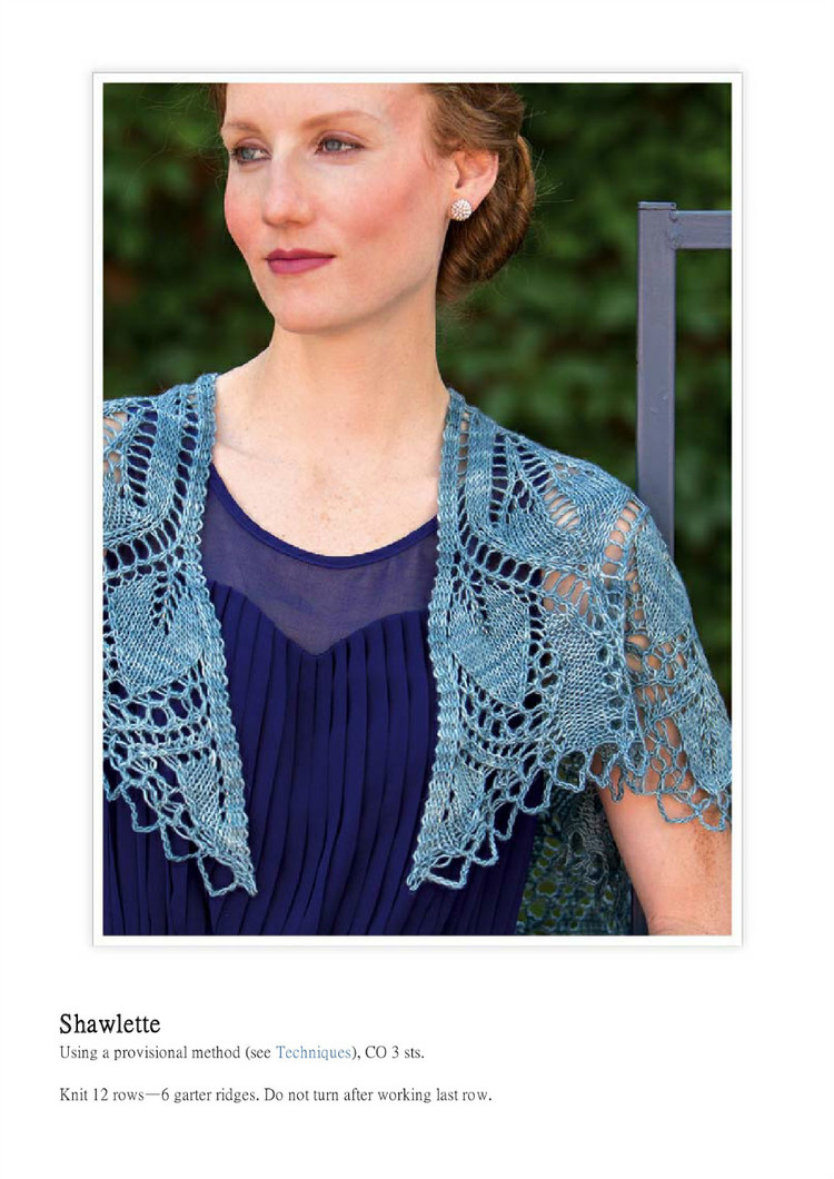 New Vintage Lace Knits Inspired By the Past（新的老式花邊：針織物由過去的啟發(fā)教程） - 壹一 - 壹一的博客