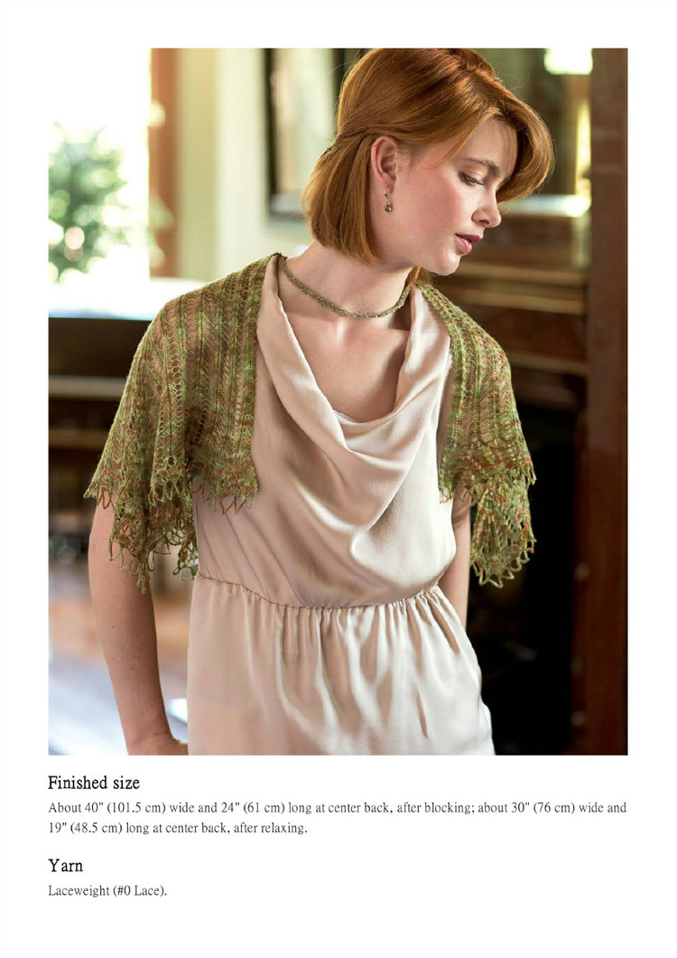 New Vintage Lace Knits Inspired By the Past（新的老式花邊：針織物由過去的啟發(fā)教程） - 壹一 - 壹一的博客