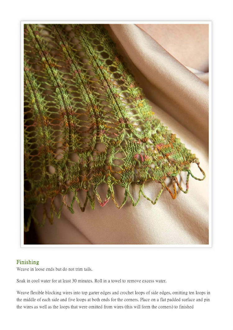 New Vintage Lace Knits Inspired By the Past（新的老式花邊：針織物由過去的啟發(fā)教程） - 壹一 - 壹一的博客