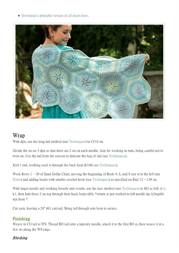 New Vintage Lace Knits Inspired By the Past（新的老式花邊：針織物由過去的啟發(fā)教程） - 壹一 - 壹一的博客