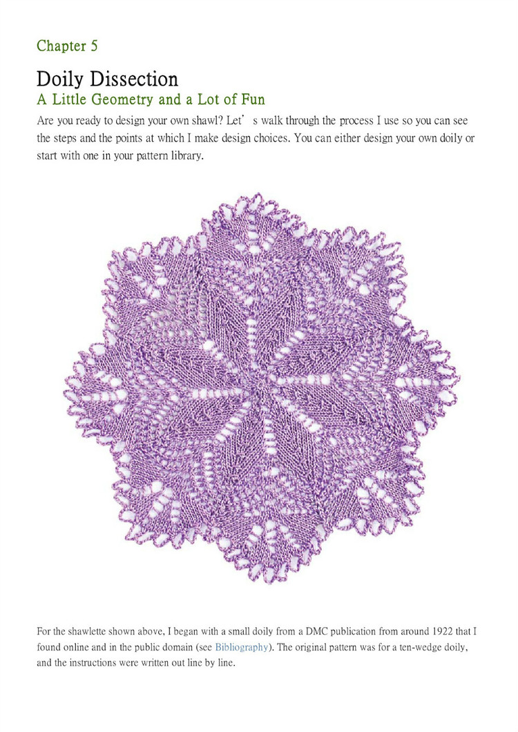 New Vintage Lace Knits Inspired By the Past（新的老式花邊：針織物由過去的啟發(fā)教程） - 壹一 - 壹一的博客