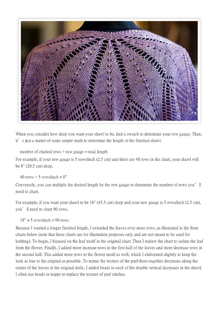 New Vintage Lace Knits Inspired By the Past（新的老式花邊：針織物由過去的啟發(fā)教程） - 壹一 - 壹一的博客