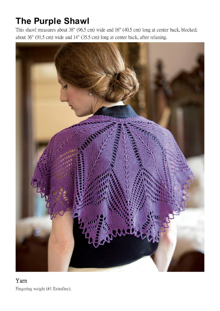 New Vintage Lace Knits Inspired By the Past（新的老式花邊：針織物由過去的啟發(fā)教程） - 壹一 - 壹一的博客