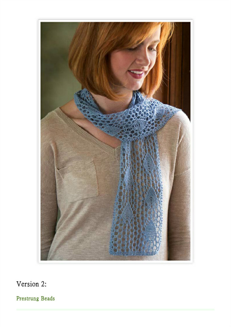 New Vintage Lace Knits Inspired By the Past（新的老式花邊：針織物由過去的啟發(fā)教程） - 壹一 - 壹一的博客