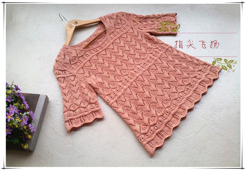 麥田（1414）---中袖鏤空衫 - 指尖飛揚(yáng) - 指尖飛揚(yáng)