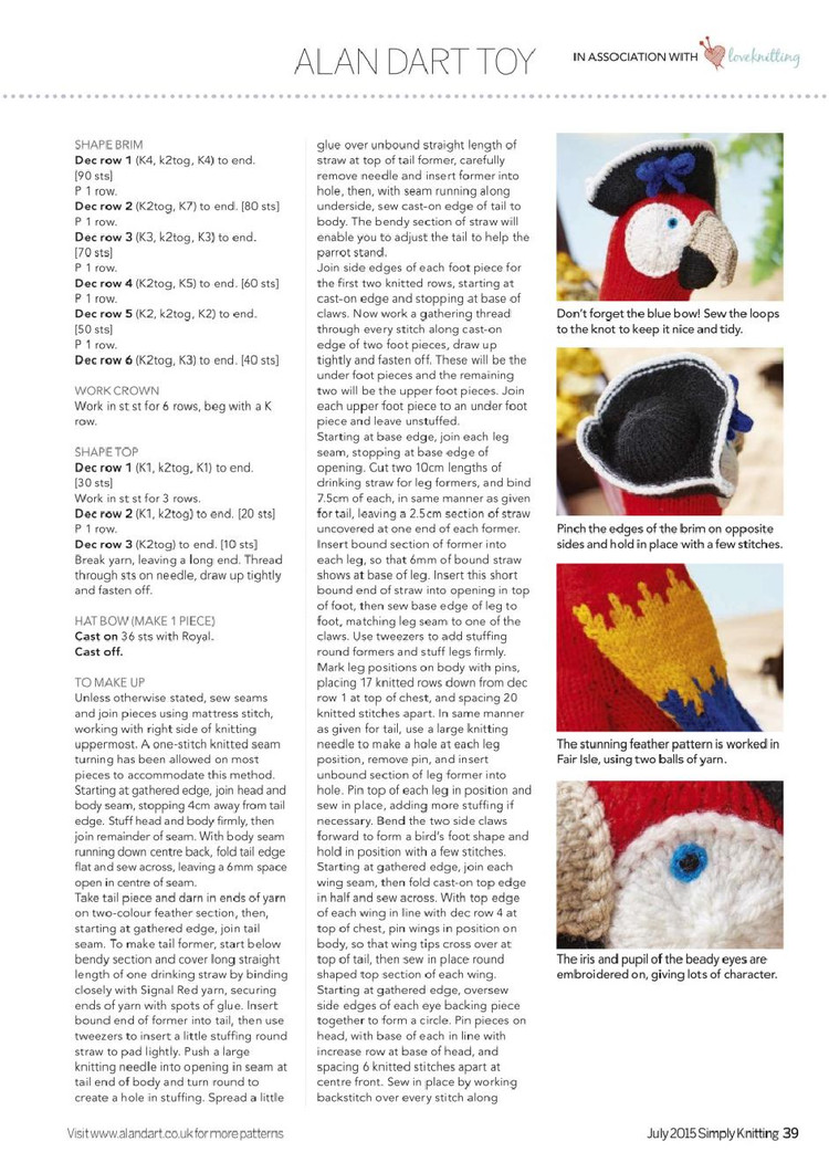 Simply Knitting Issue 135 2015 - 輕描淡寫 - 輕描淡寫