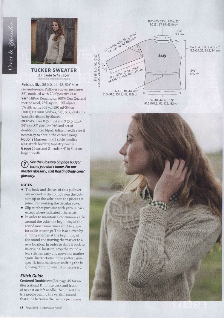 Interweave Knits  Fall 2015 - 輕描淡寫 - 輕描淡寫