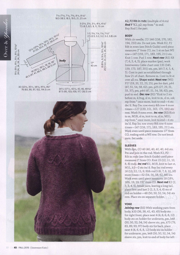 Interweave Knits  Fall 2015 - 輕描淡寫 - 輕描淡寫