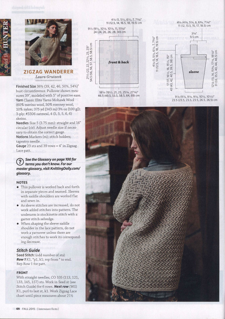 Interweave Knits  Fall 2015 - 輕描淡寫 - 輕描淡寫