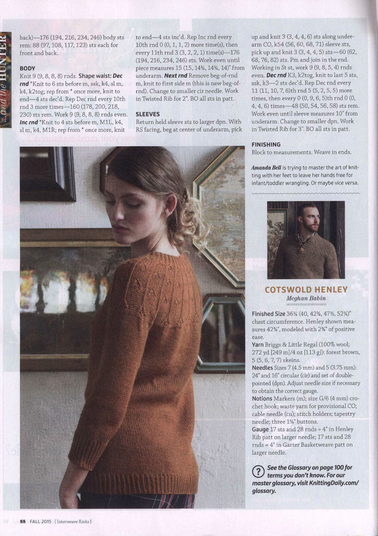 Interweave Knits  Fall 2015 - 輕描淡寫 - 輕描淡寫