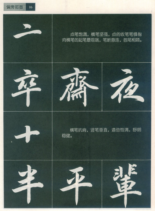[轉(zhuǎn)載]毛筆行書標(biāo)準(zhǔn)教程（筆法）