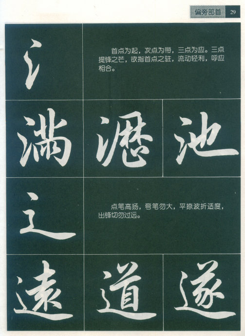 [轉(zhuǎn)載]毛筆行書標(biāo)準(zhǔn)教程（筆法）