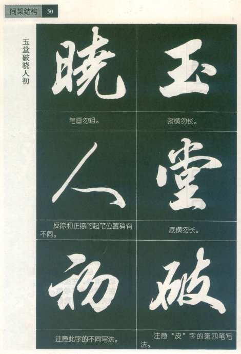 [轉(zhuǎn)載]毛筆行書標(biāo)準(zhǔn)教程（筆法）
