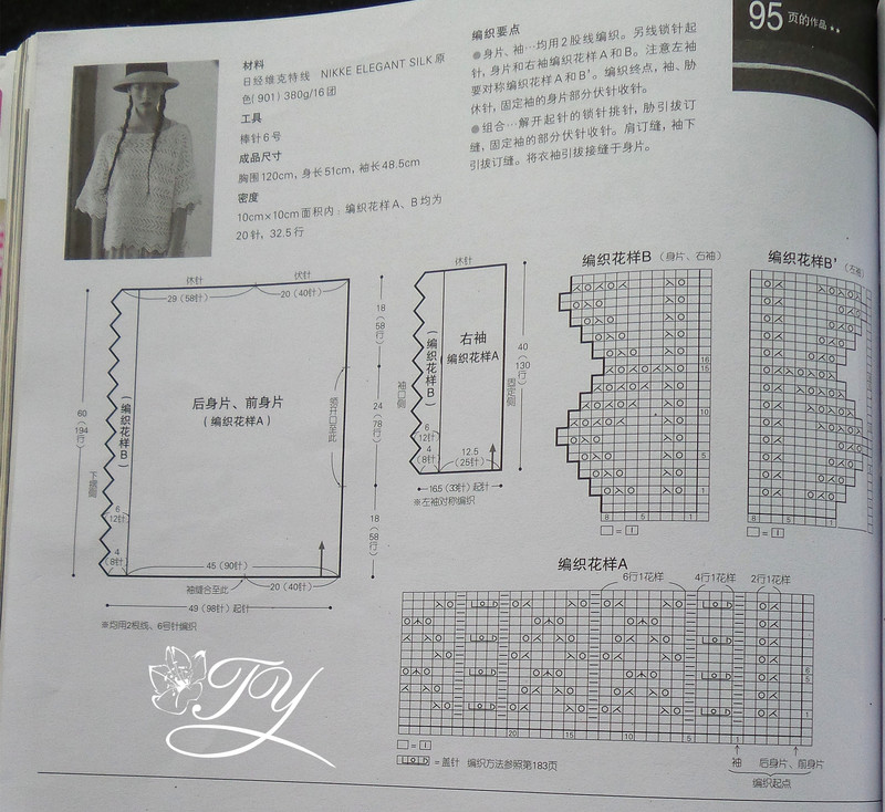 1439——雨巷——沒有加減針的橫織衣 - ty - ty 的 編織博客