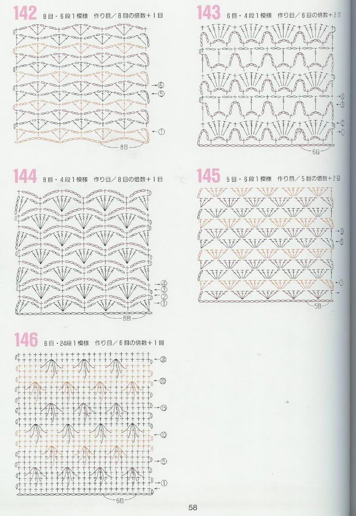 CROCHET PATTERNS 262 --- 鉤針圖解 - 紫蘇 - 紫蘇的博客