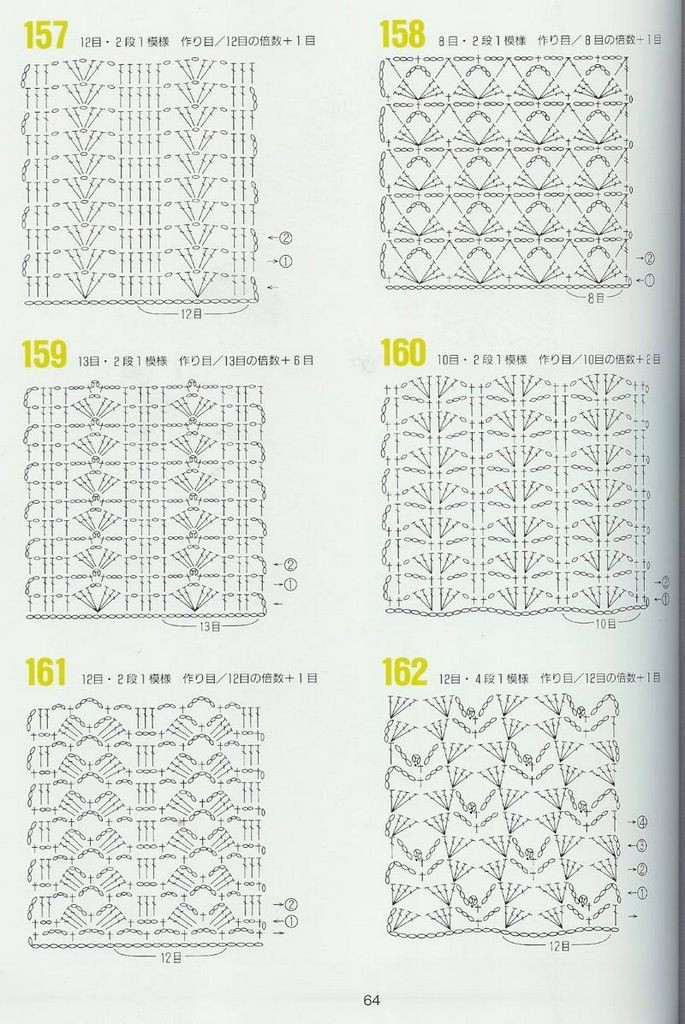 CROCHET PATTERNS 262 --- 鉤針圖解 - 紫蘇 - 紫蘇的博客