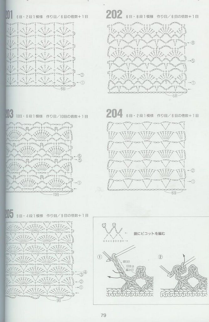 CROCHET PATTERNS 262 --- 鉤針圖解 - 紫蘇 - 紫蘇的博客
