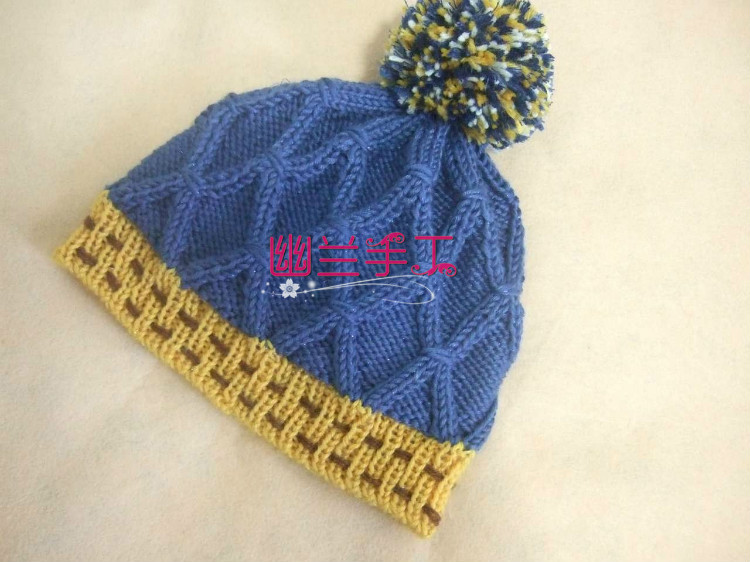 暖暖噠～～～撞色親子毛線帽29 - 空谷幽蘭 - 指間的溫柔