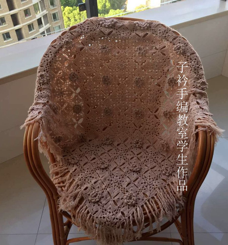 鉤針花片整花一線連怎么學(xué)--子衿手編教室教學(xué)風(fēng)格談之四 - 子衿 - 子衿精致手編