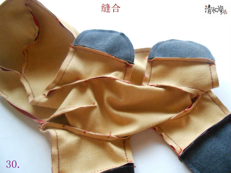 經(jīng)典款鴻運(yùn)馬的制作步驟 - 清水灣手工布藝 - 掬花在手,必有芬芳拂袖