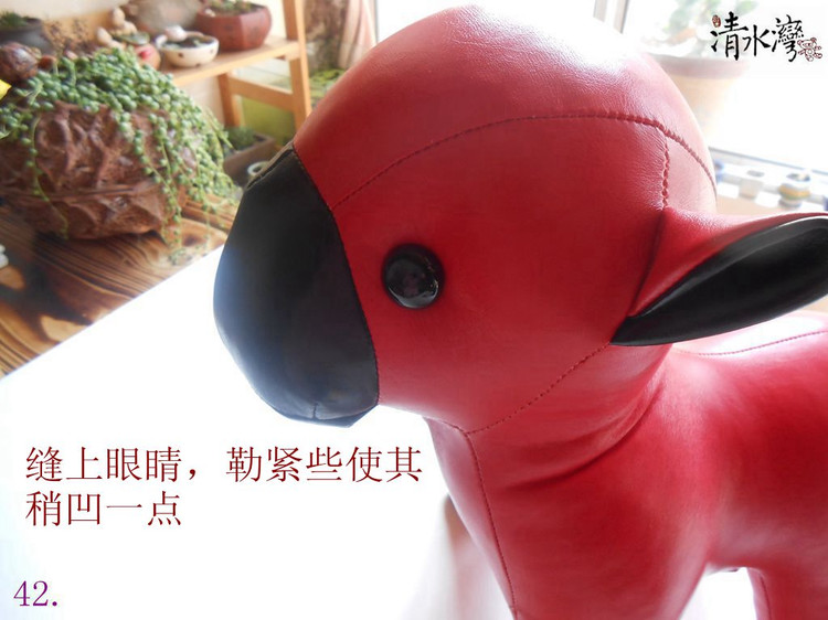 經(jīng)典款鴻運(yùn)馬的制作步驟 - 清水灣手工布藝 - 掬花在手,必有芬芳拂袖