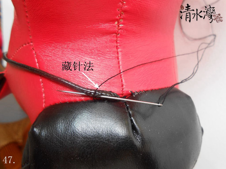經(jīng)典款鴻運(yùn)馬的制作步驟 - 清水灣手工布藝 - 掬花在手,必有芬芳拂袖