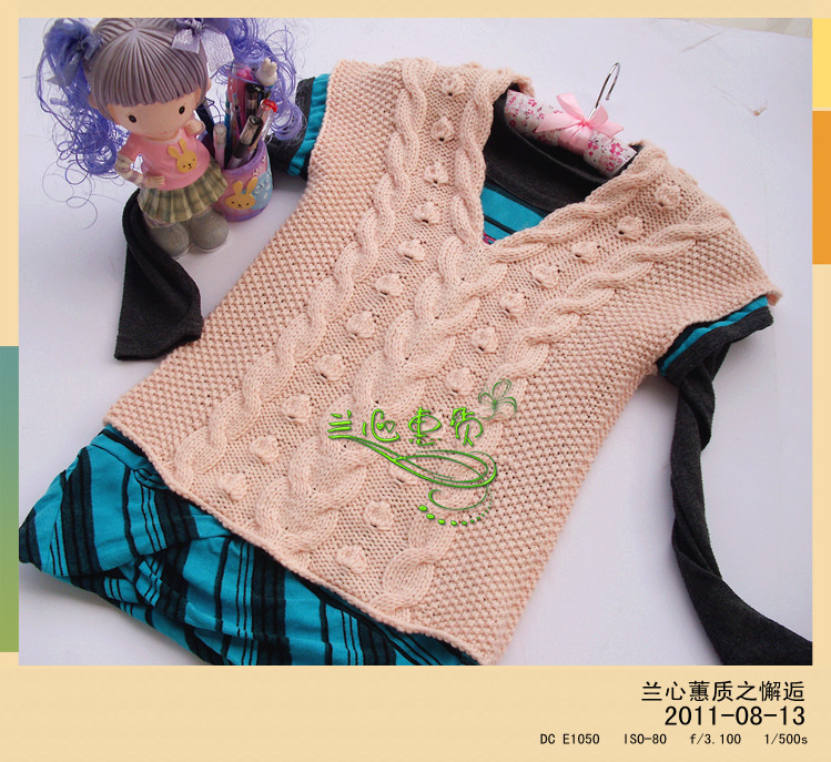 邂逅~`~`~`~簡約棒線背心 - 蘭心蕙質(zhì) - 蘭心蕙質(zhì)藍云海
