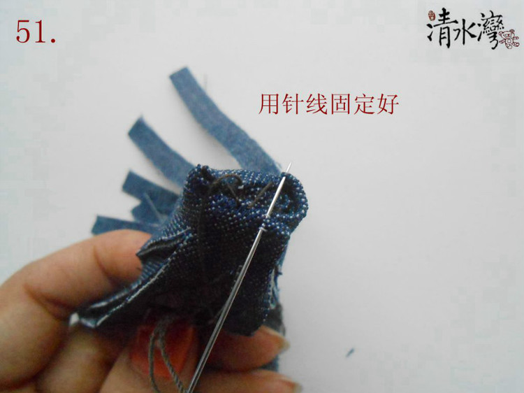 復(fù)古玫瑰款 鴻運(yùn)馬的制作步驟 - 清水灣手工布藝 - 掬花在手,必有芬芳拂袖