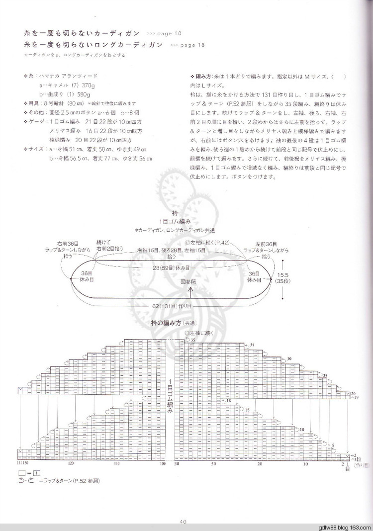2015 じっくり編んで永く愛(ài)せるニットのふだん著 (1) - 木棉花 - 雨茫茫，霧茫茫，盼望花開(kāi)，花已落……