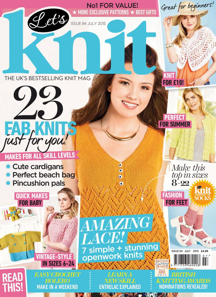 Lets Knit Issue 94 2015 - 輕描淡寫 - 輕描淡寫