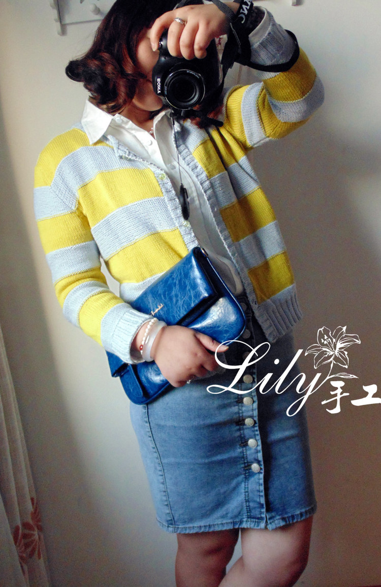 【Lily手工】--行云--蘆薈棉線休閑開衫 - Lily - Lily的手工編織天地