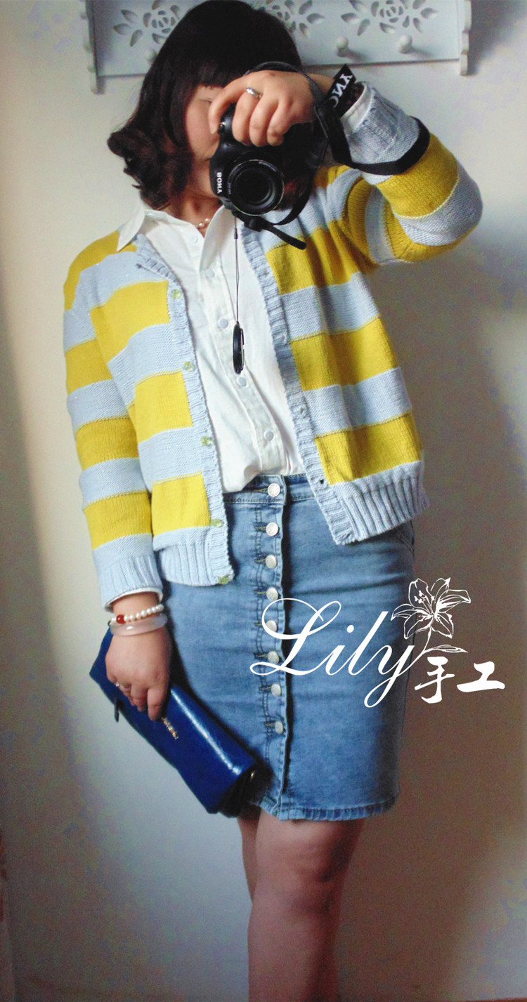 【Lily手工】--行云--蘆薈棉線休閑開衫 - Lily - Lily的手工編織天地