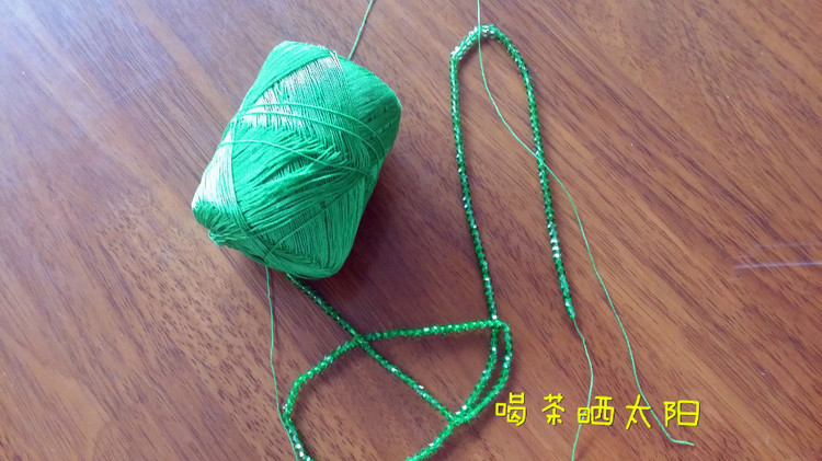 綠漾--蕾絲三角披肩（2015-08） - 喝茶曬太陽(yáng) - 喝茶曬太陽(yáng)的博客