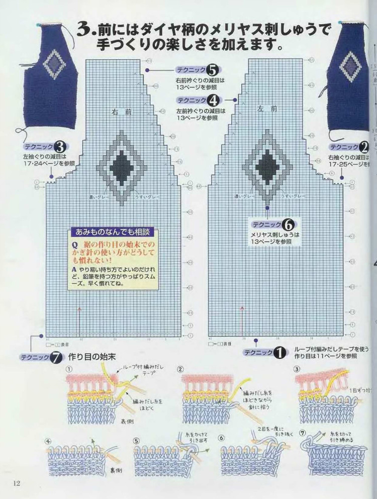 Lets knit series 編織指南  - 荷塘秀色 - 茶之韻