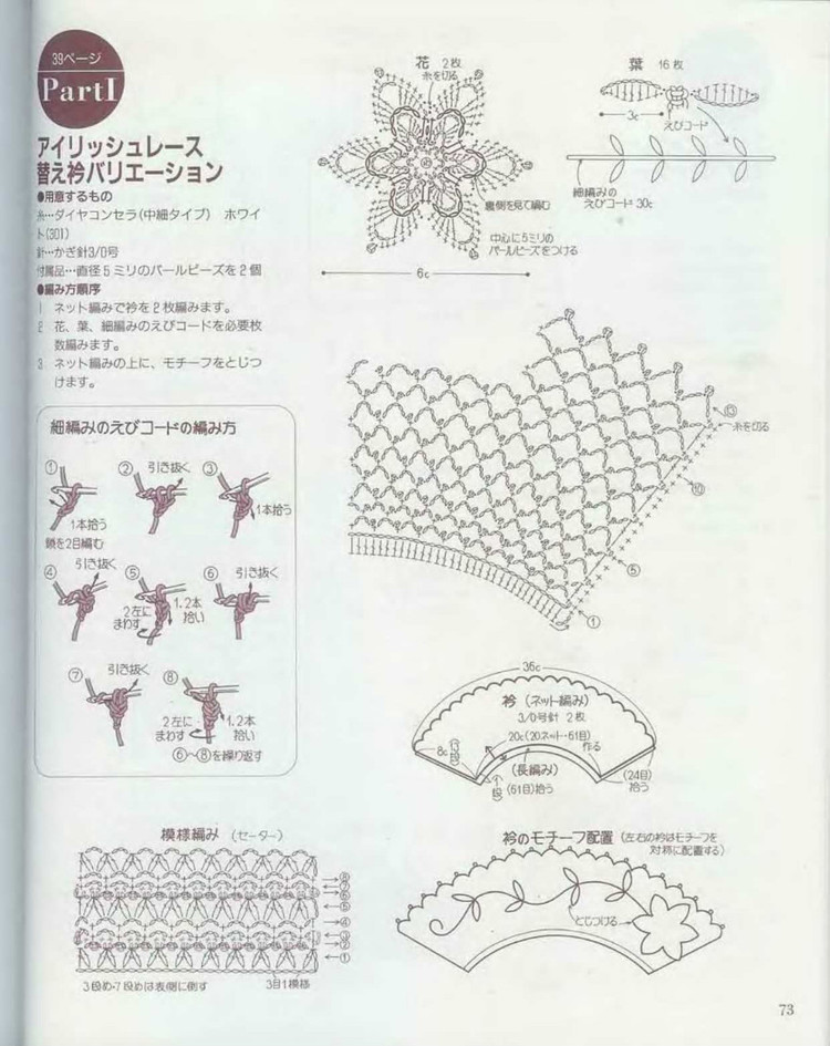 Lets knit series 編織指南  - 荷塘秀色 - 茶之韻