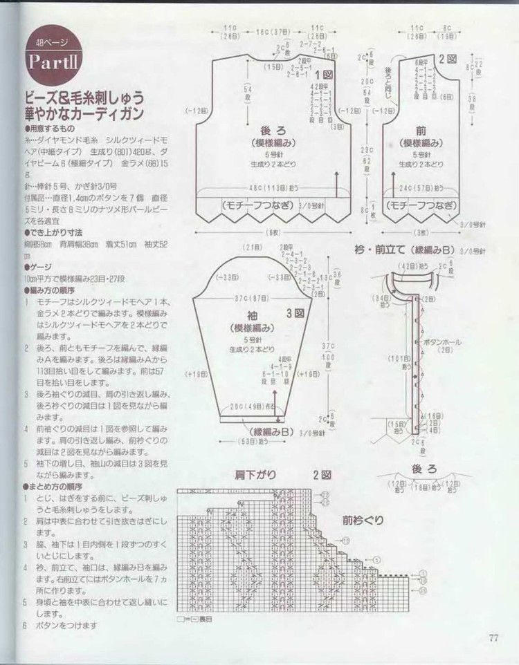 Lets knit series 編織指南  - 荷塘秀色 - 茶之韻