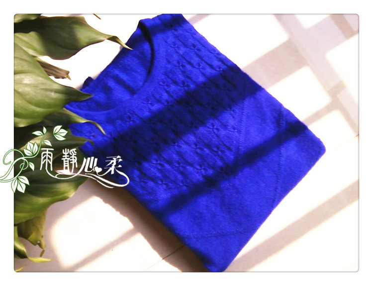 糾結(jié)——女式包臀羊絨衣 - 雨靜 · 心柔 - 鉤絲編線坊