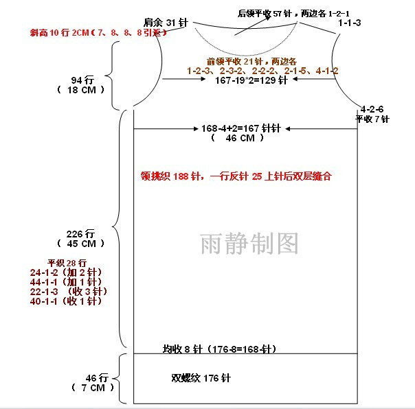 糾結(jié)——女式包臀羊絨衣 - 雨靜 · 心柔 - 鉤絲編線坊
