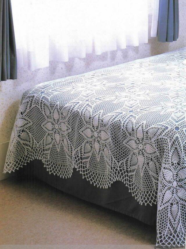 Elegant Pineapple Lace Crochet(1) - 木棉花 - 雨茫茫，霧茫茫，盼望花開，花已落……