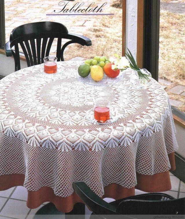 Elegant Pineapple Lace Crochet(1) - 木棉花 - 雨茫茫，霧茫茫，盼望花開，花已落……