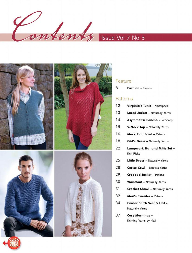 Australian Knitting Volume 7 No 3 2015 - 輕描淡寫 - 輕描淡寫