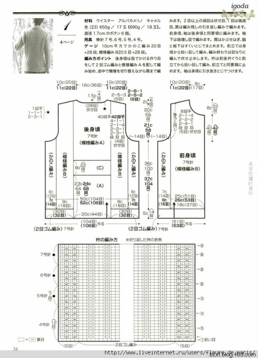 長(zhǎng)款開衫 - 編織幸福 - 編織幸福的博客
