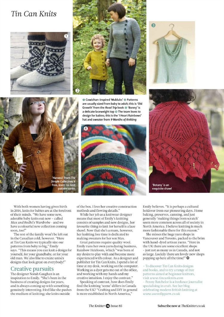The Knitter Issue 85 2015 - 輕描淡寫 - 輕描淡寫