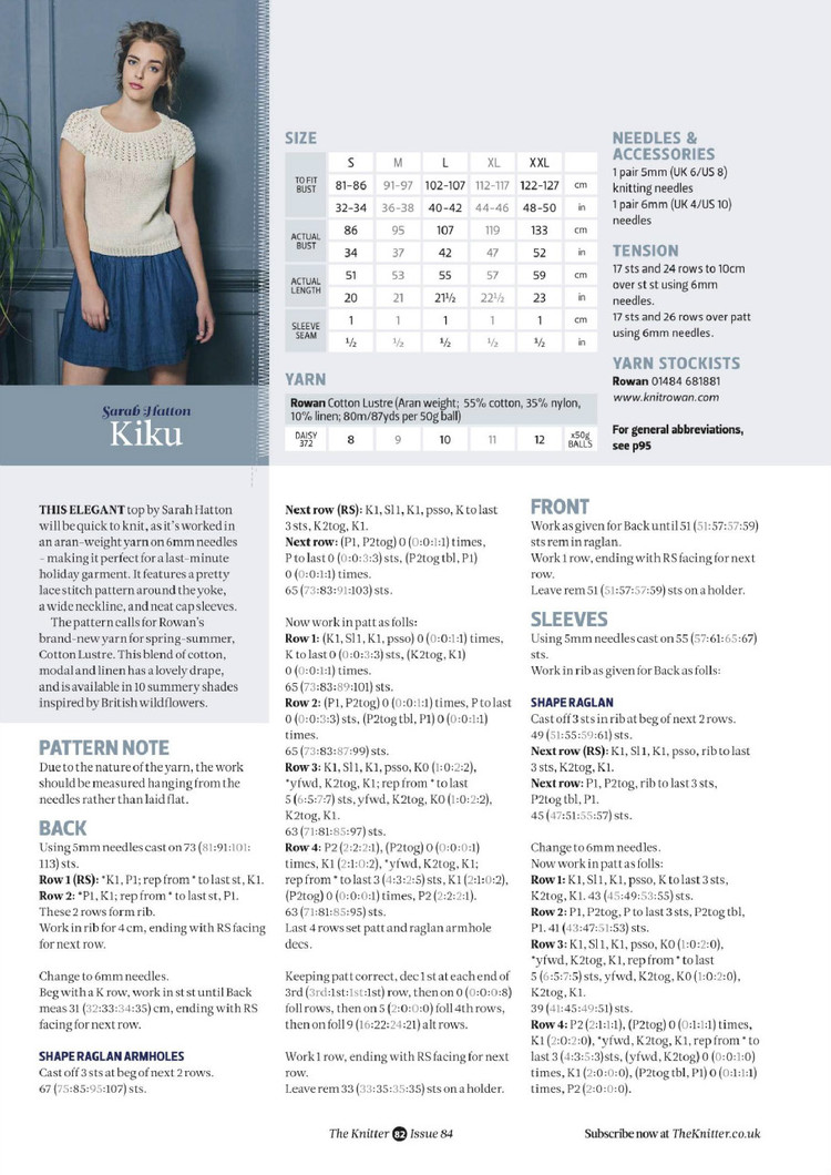 The Knitter Issue 85 2015 - 輕描淡寫 - 輕描淡寫