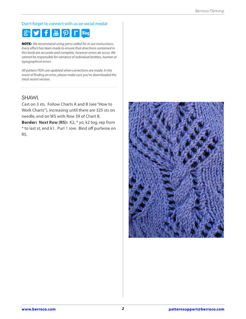 Fleming by Berroco Design Team - Daliute -