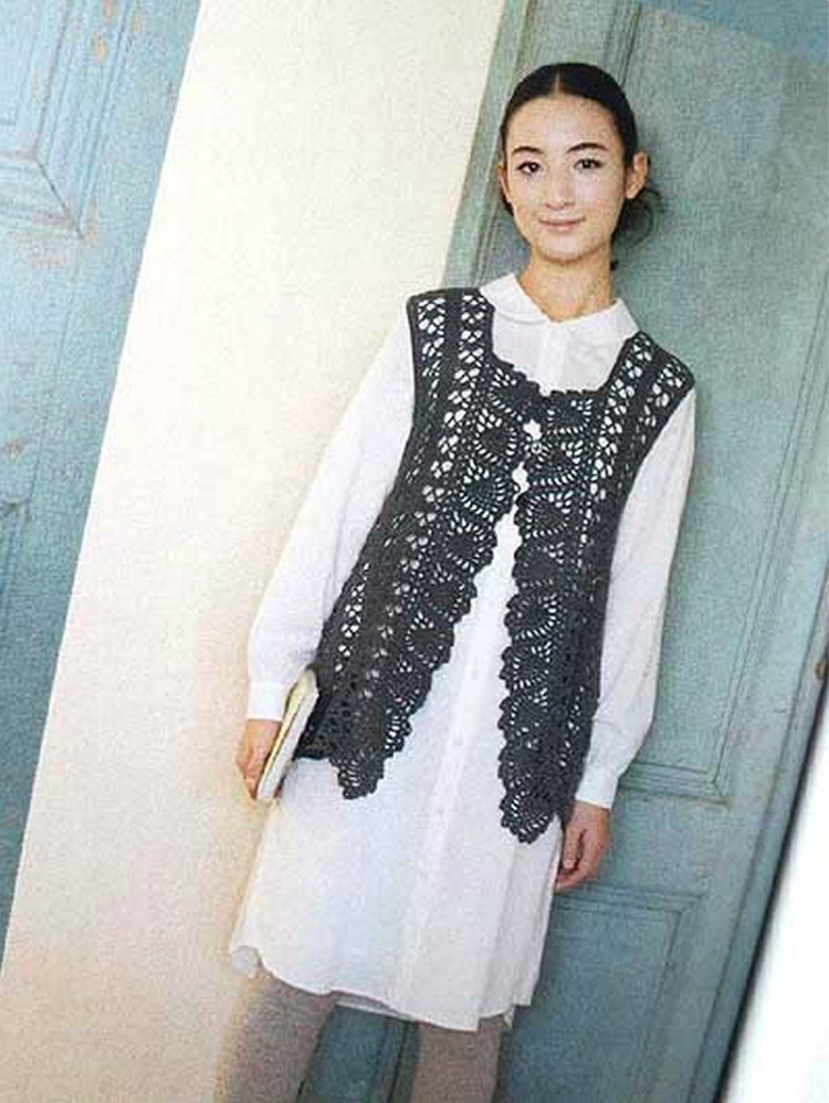 Lovely Pineapple Pattern Crochet Clothes № 3527 2013 - 紫蘇 - 紫蘇的博客
